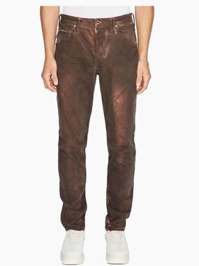 VAYDER Benozzo Men’s Tapered Jeans Brown Burgundy Size 30 NWT $425